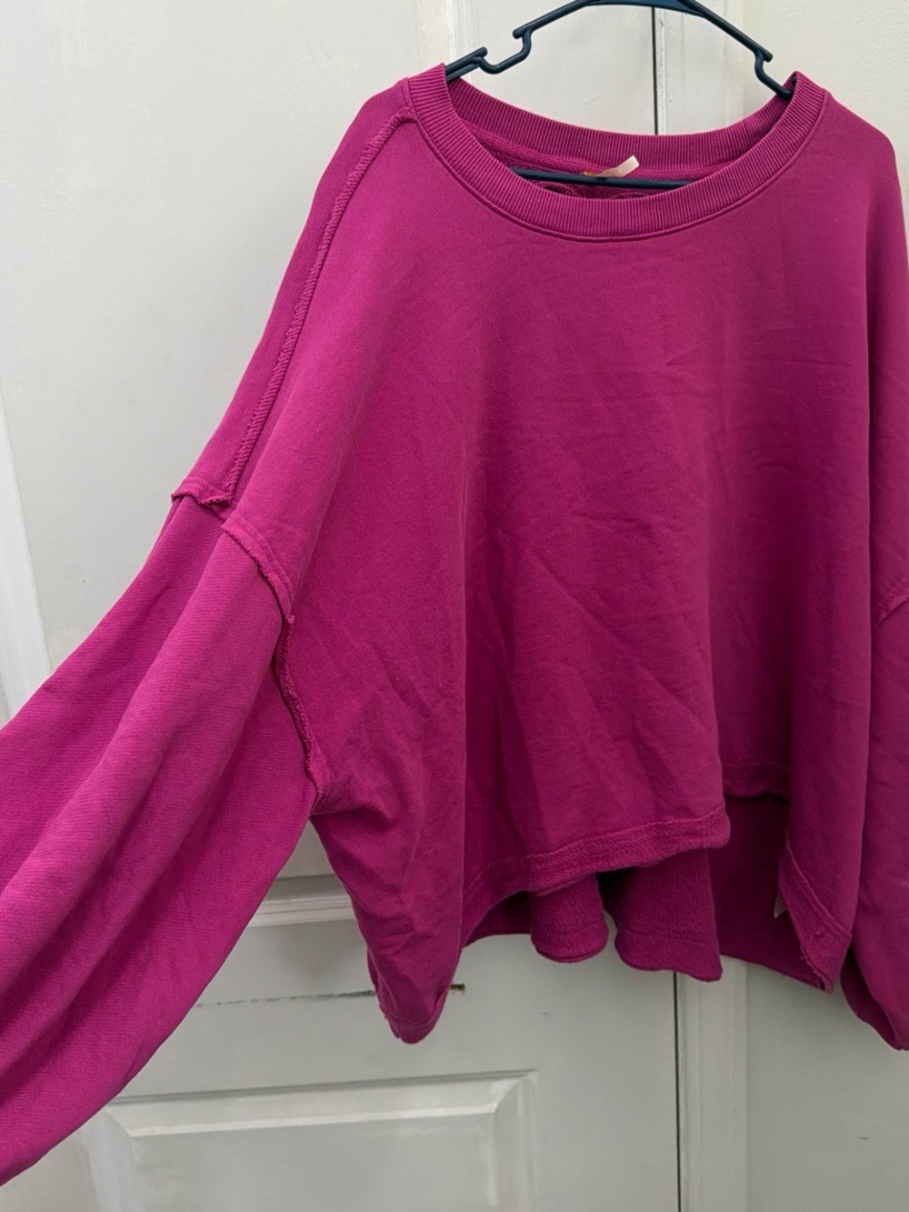 Free People cropped Camden. Women pink . Size large look great - Picture 5 of 5